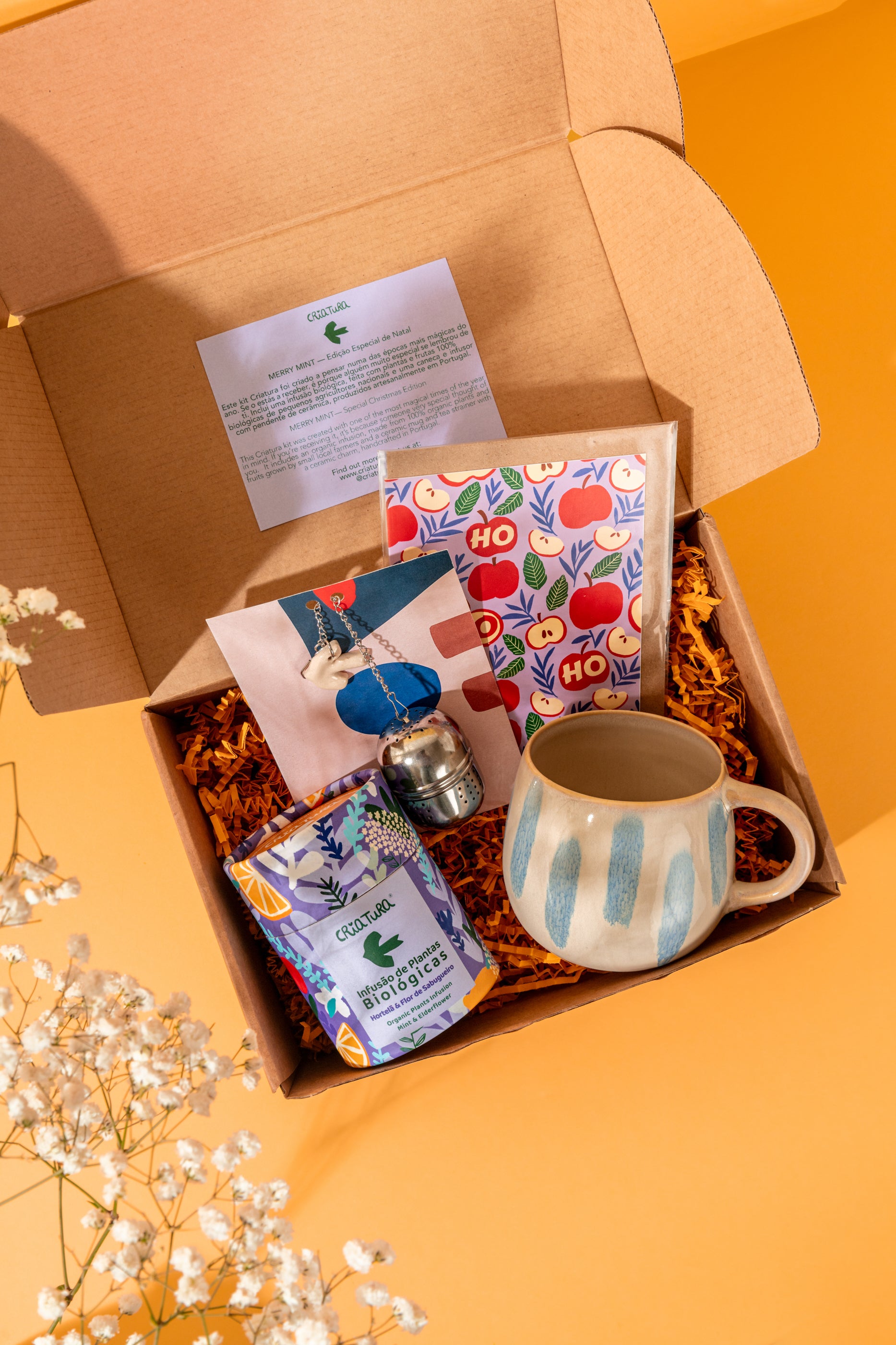 Infusor metálico para chá – Merry Mint