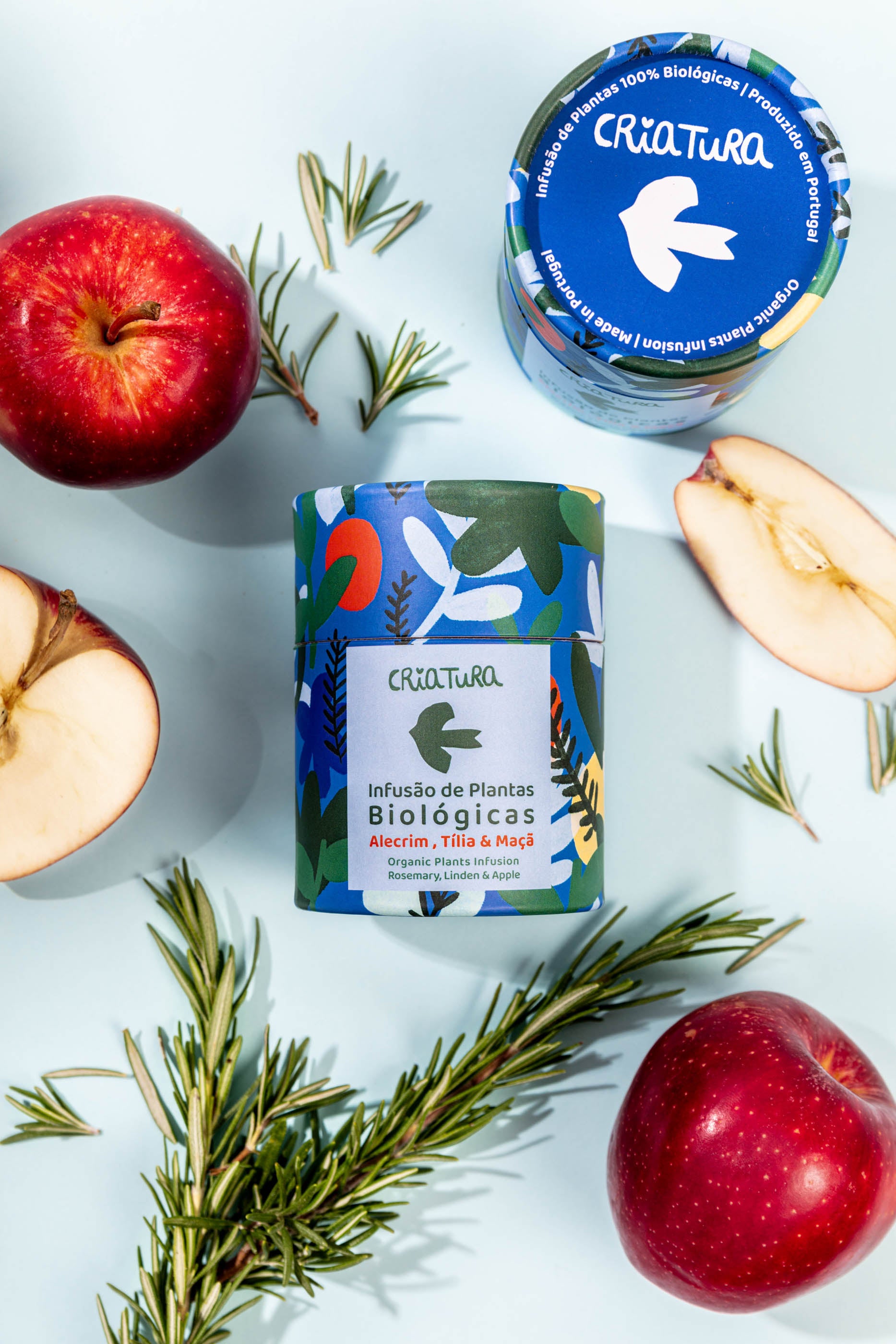 Infusão biológica Alecrim, Tília e Maçã Criatura – Presente de Natal
