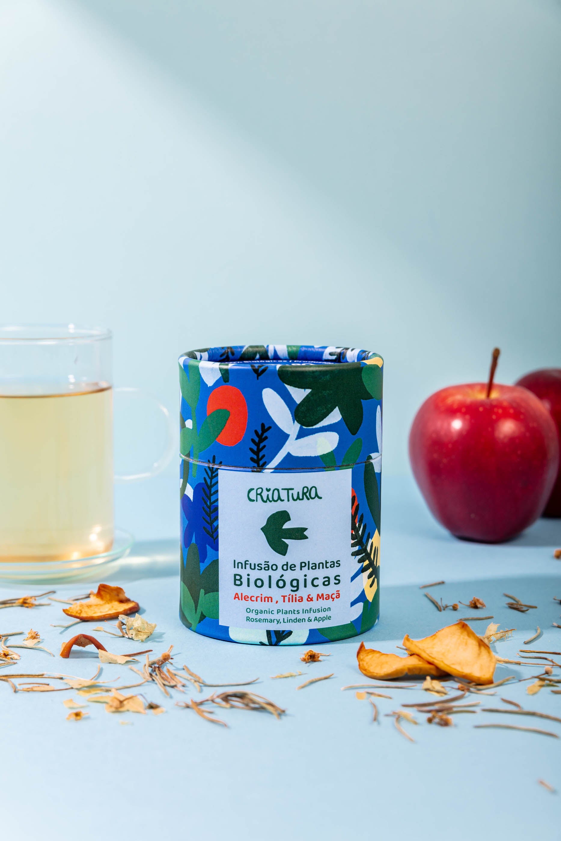 Infusão biológica Alecrim, Tília e Maçã Criatura – Presente de Natal
