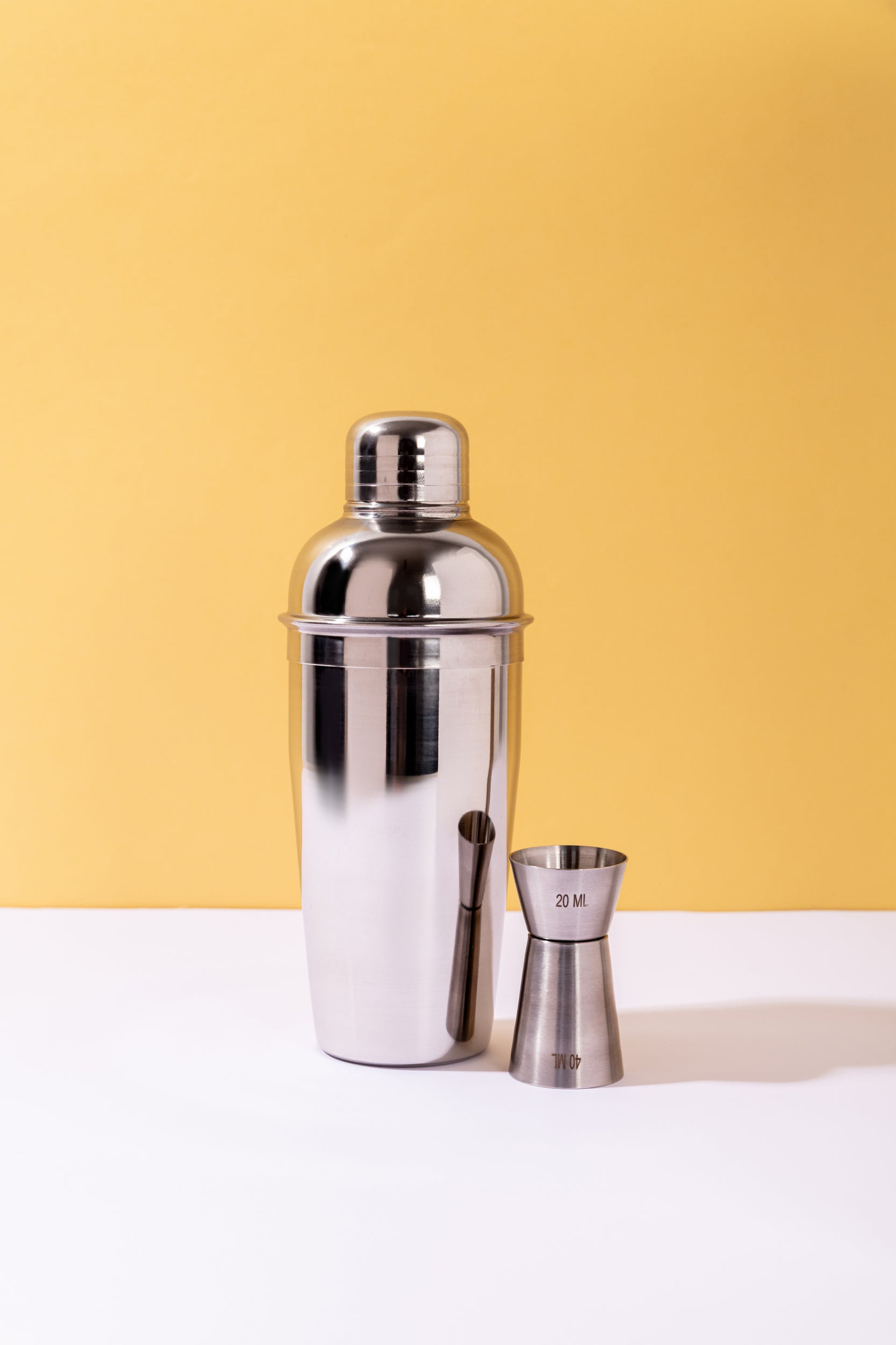 Kit de Cocktails Premium Criatura – Shaker de 500 ml e jigger em aço inoxidável – Presente ideal para amantes de cocktails